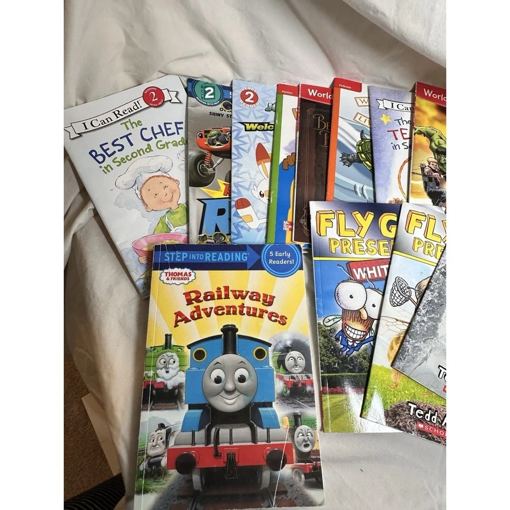 Children's Early Reader Book Lot Level 1-3 Thomas Trolls Avengers Pokémon + More